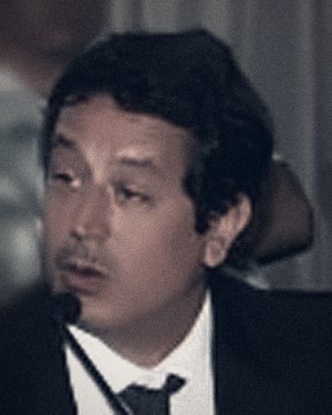 Abogado del estudio en un juicio oral, foto de archivo